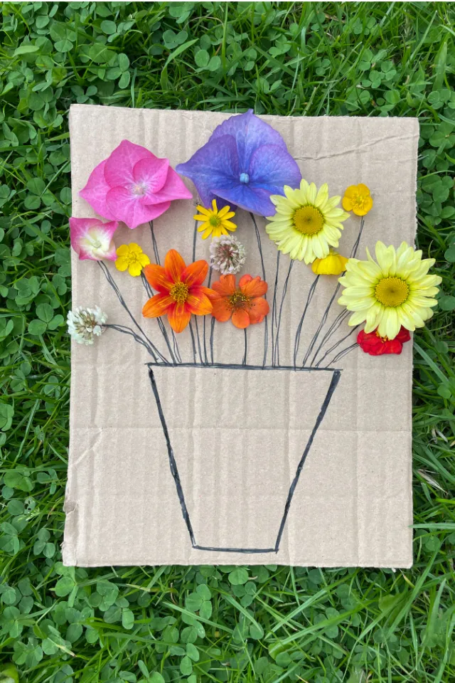 Child's flower craft